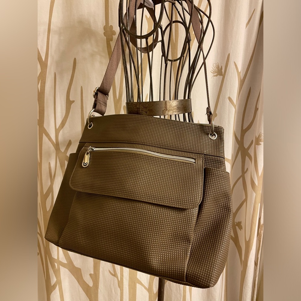 urbanoxide Large Handy Practical Durable Attractive Taupe Unisex Messenger Bag